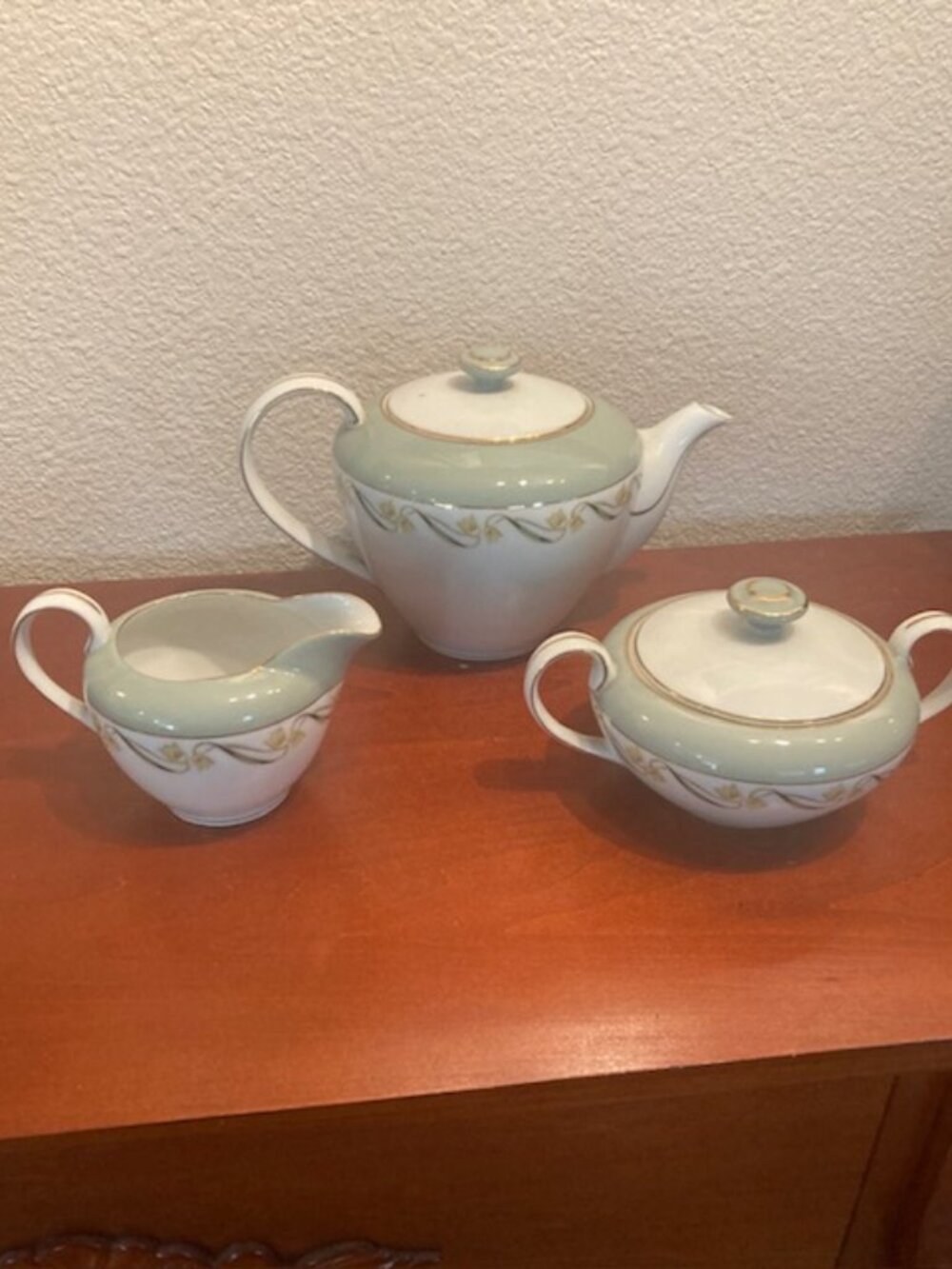 Vintage 'Sone' China Tea Set (Teapot, Sugar Bowl & Creamer)